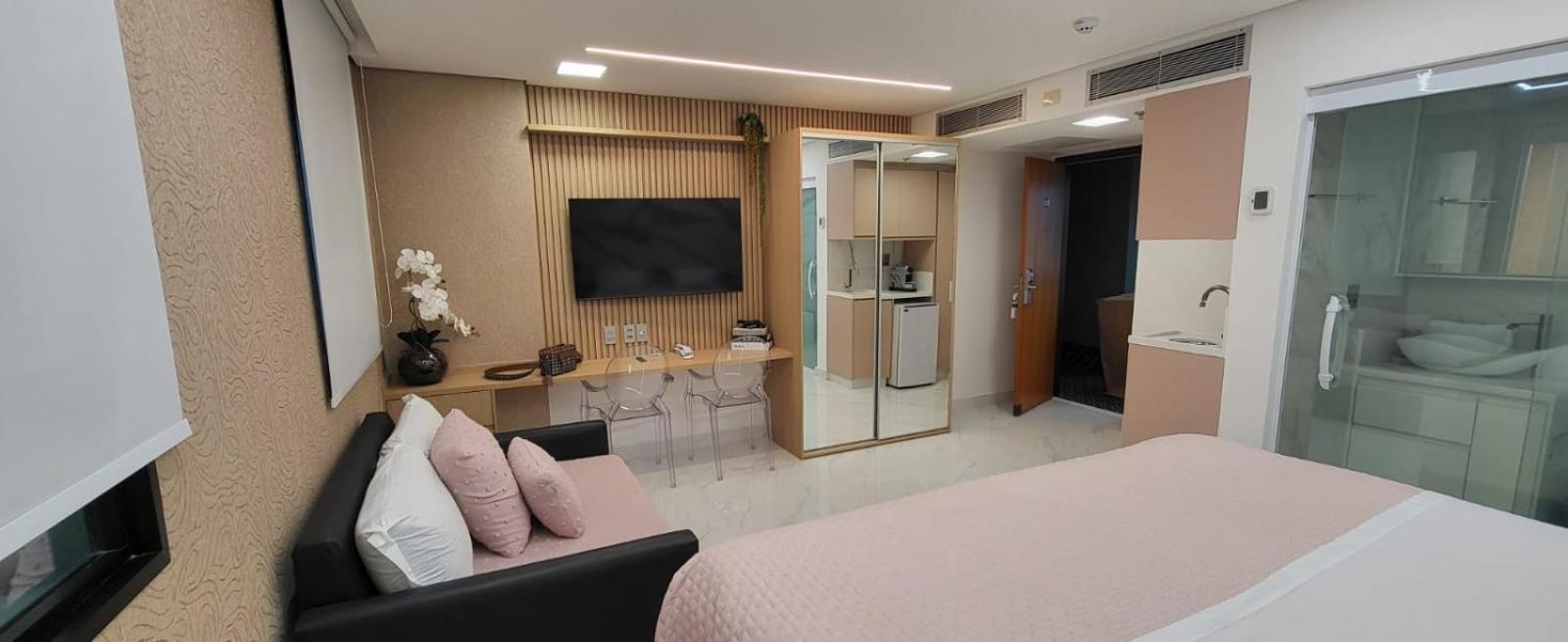 סאו פאולו M N Flats - Flat Dentro Do Hotel Wi Av Ibirapuera 2927 מראה חיצוני תמונה