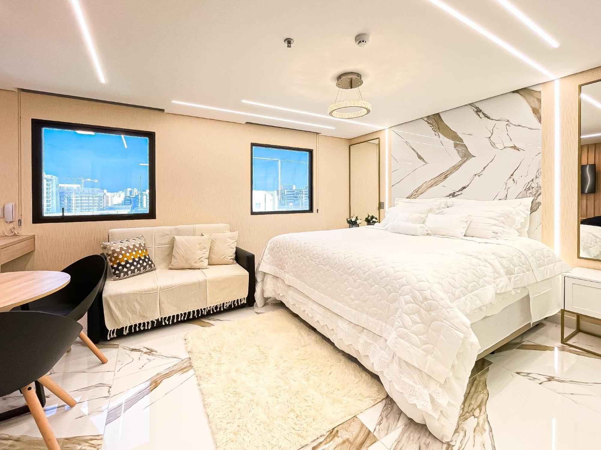סאו פאולו M N Flats - Flat Dentro Do Hotel Wi Av Ibirapuera 2927 מראה חיצוני תמונה