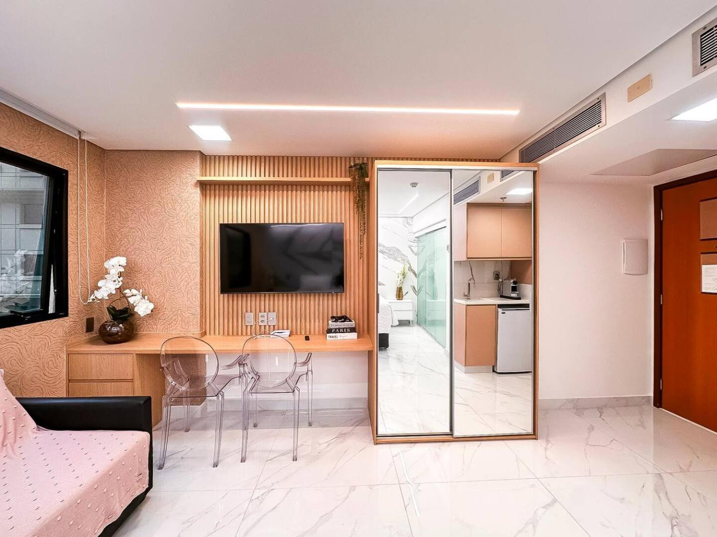 סאו פאולו M N Flats - Flat Dentro Do Hotel Wi Av Ibirapuera 2927 מראה חיצוני תמונה