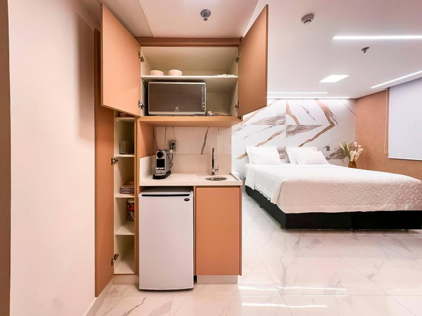 סאו פאולו M N Flats - Flat Dentro Do Hotel Wi Av Ibirapuera 2927 מראה חיצוני תמונה