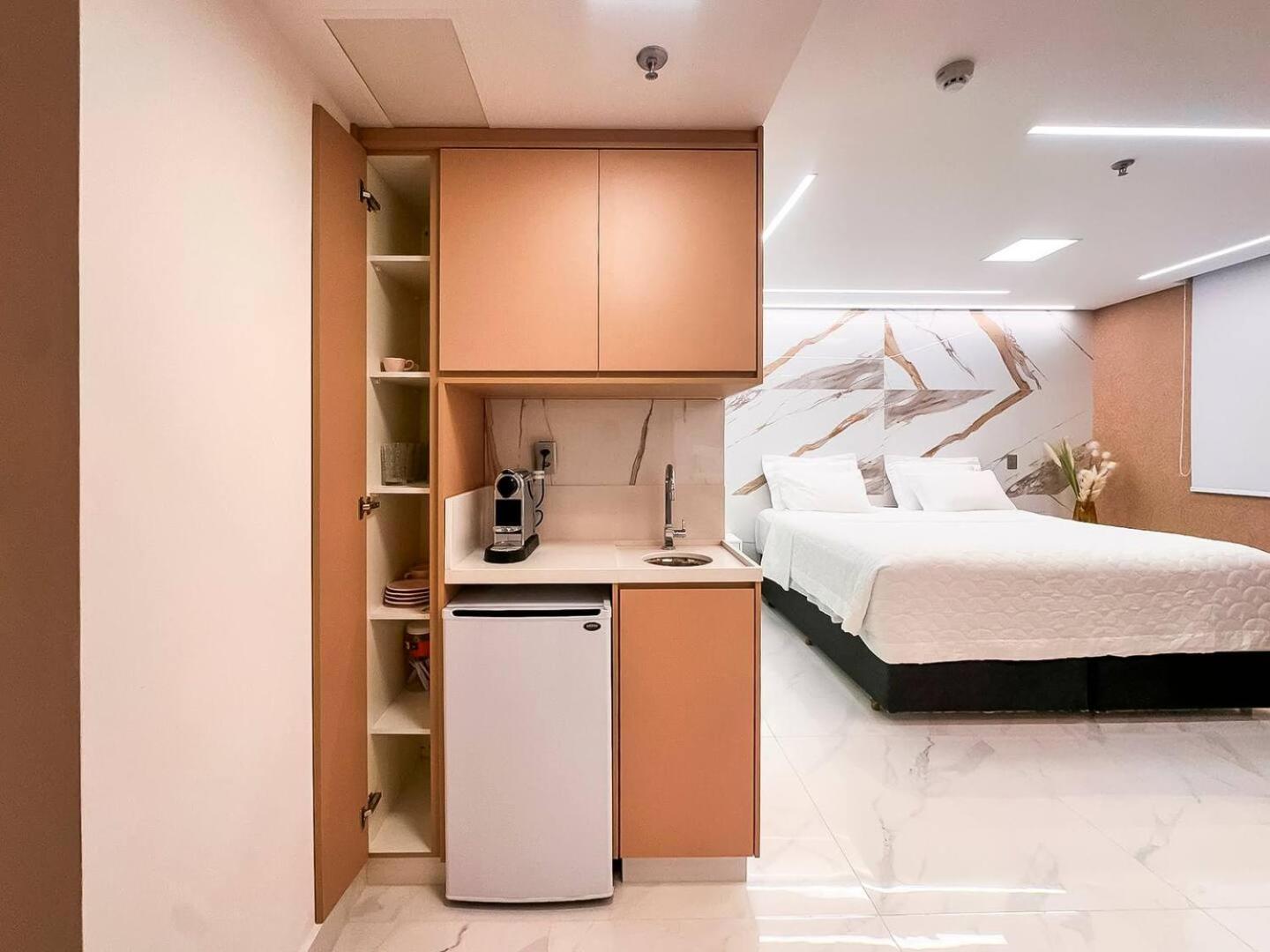 סאו פאולו M N Flats - Flat Dentro Do Hotel Wi Av Ibirapuera 2927 מראה חיצוני תמונה
