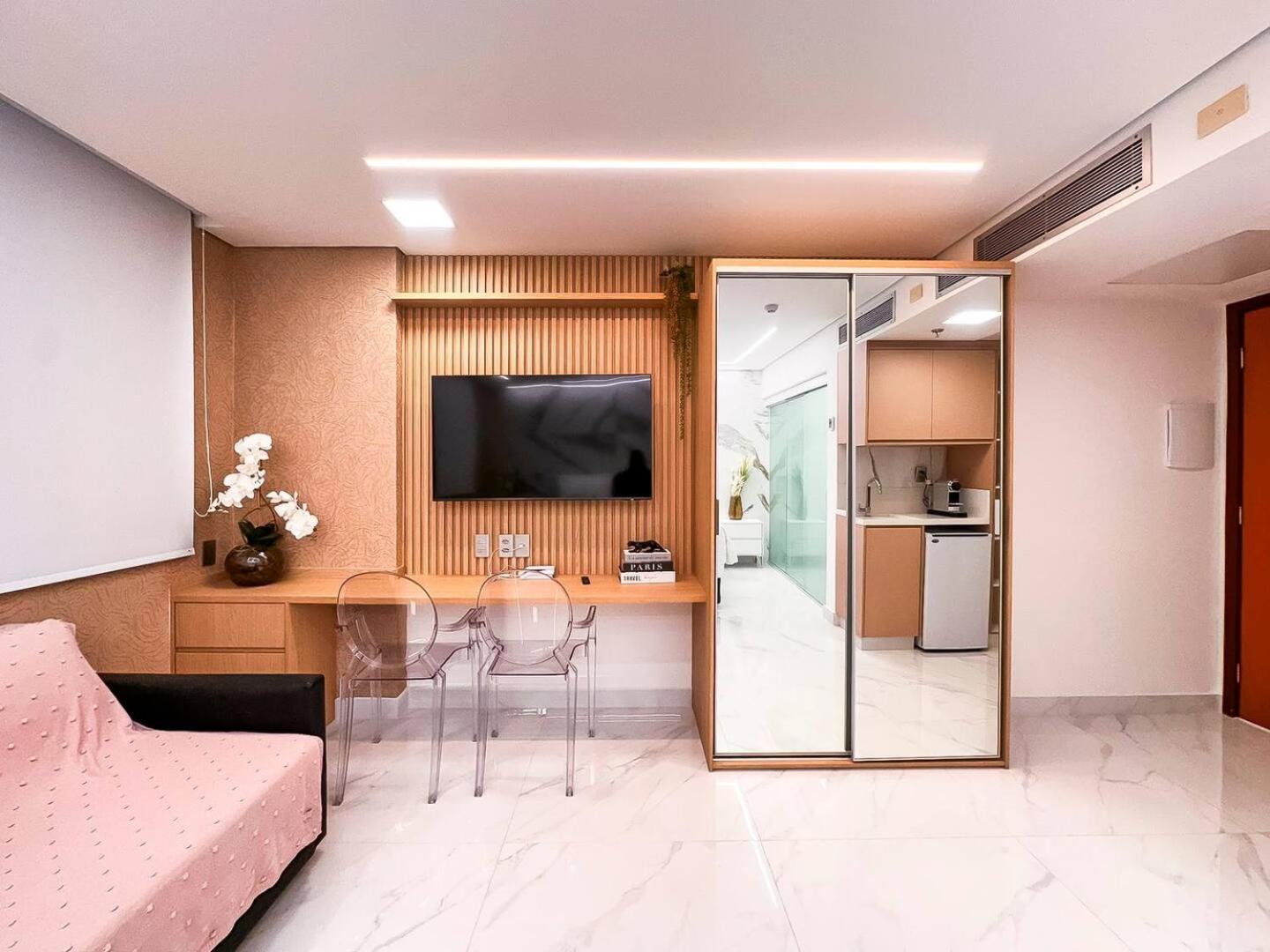 סאו פאולו M N Flats - Flat Dentro Do Hotel Wi Av Ibirapuera 2927 מראה חיצוני תמונה