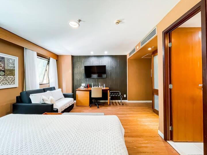 סאו פאולו M N Flats - Flat Dentro Do Hotel Wi Av Ibirapuera 2927 מראה חיצוני תמונה